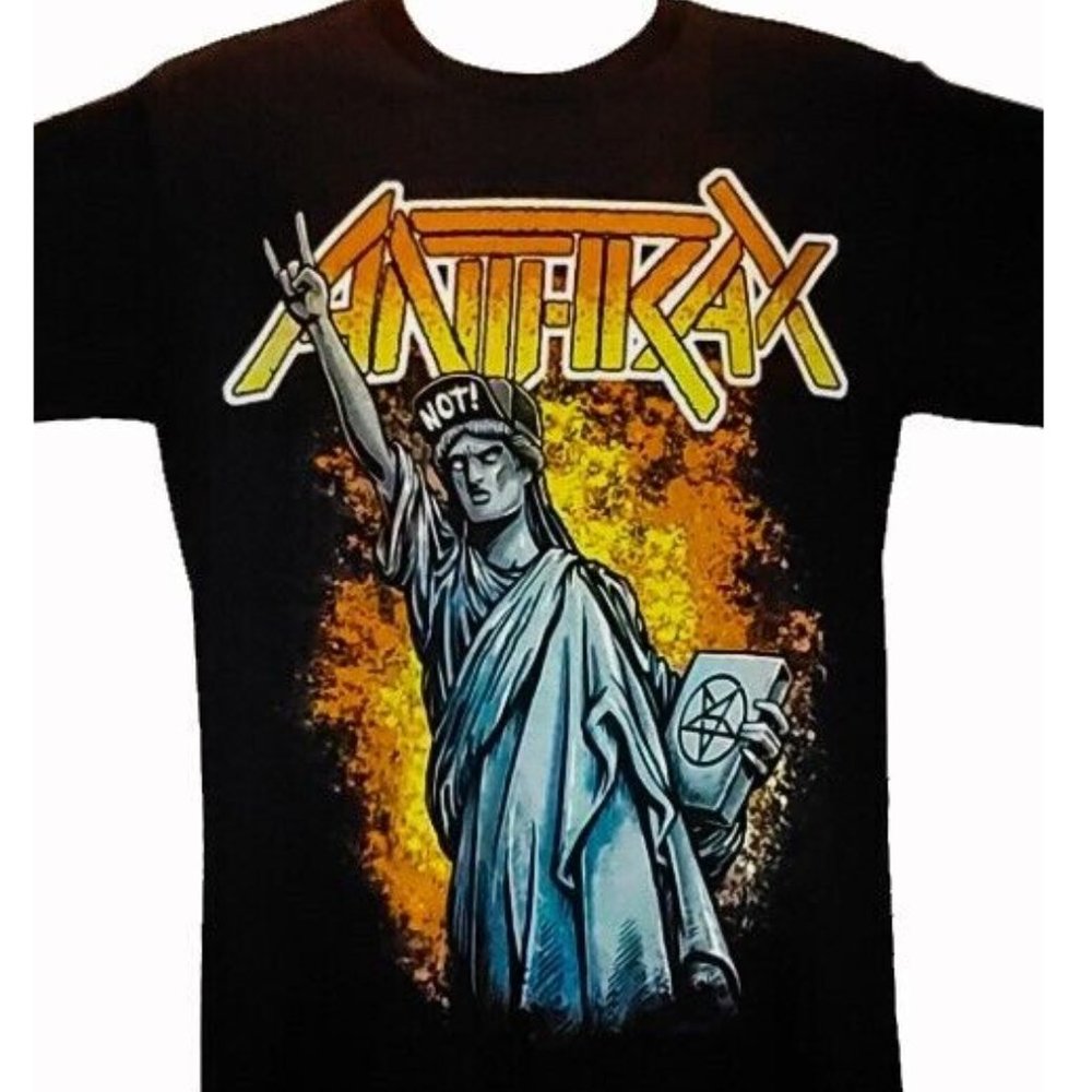 Anthrax Not Statue of Liberty T-Shirt - Officially Licensed 2011 - Gently Used